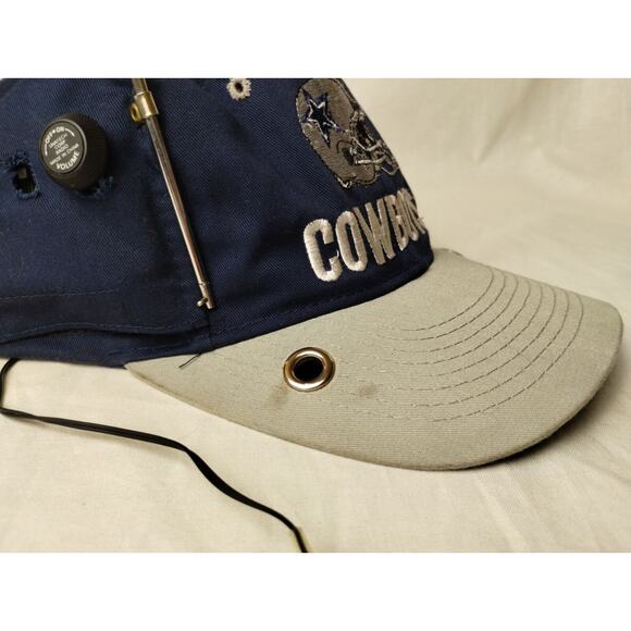 Vintage Dallas Cowboys AM FM Radio Hat Cap Snapback WORKS - Read Description - Picture 5 of 9